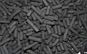 Cylindrical activated carbon